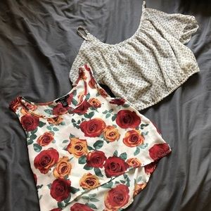 Sheer crop tops